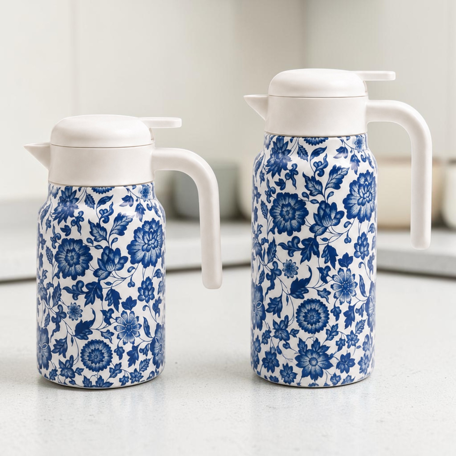 Blue‑and‑White Porcelain Floral - alternate view