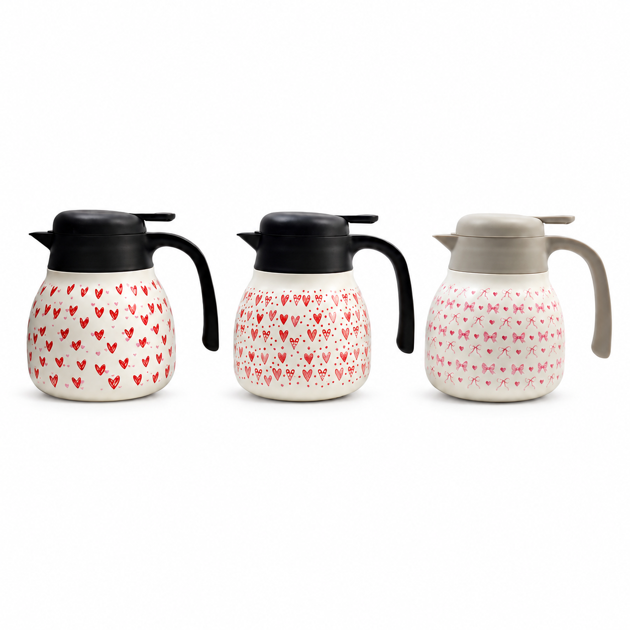 Red Heart Ditsy Print