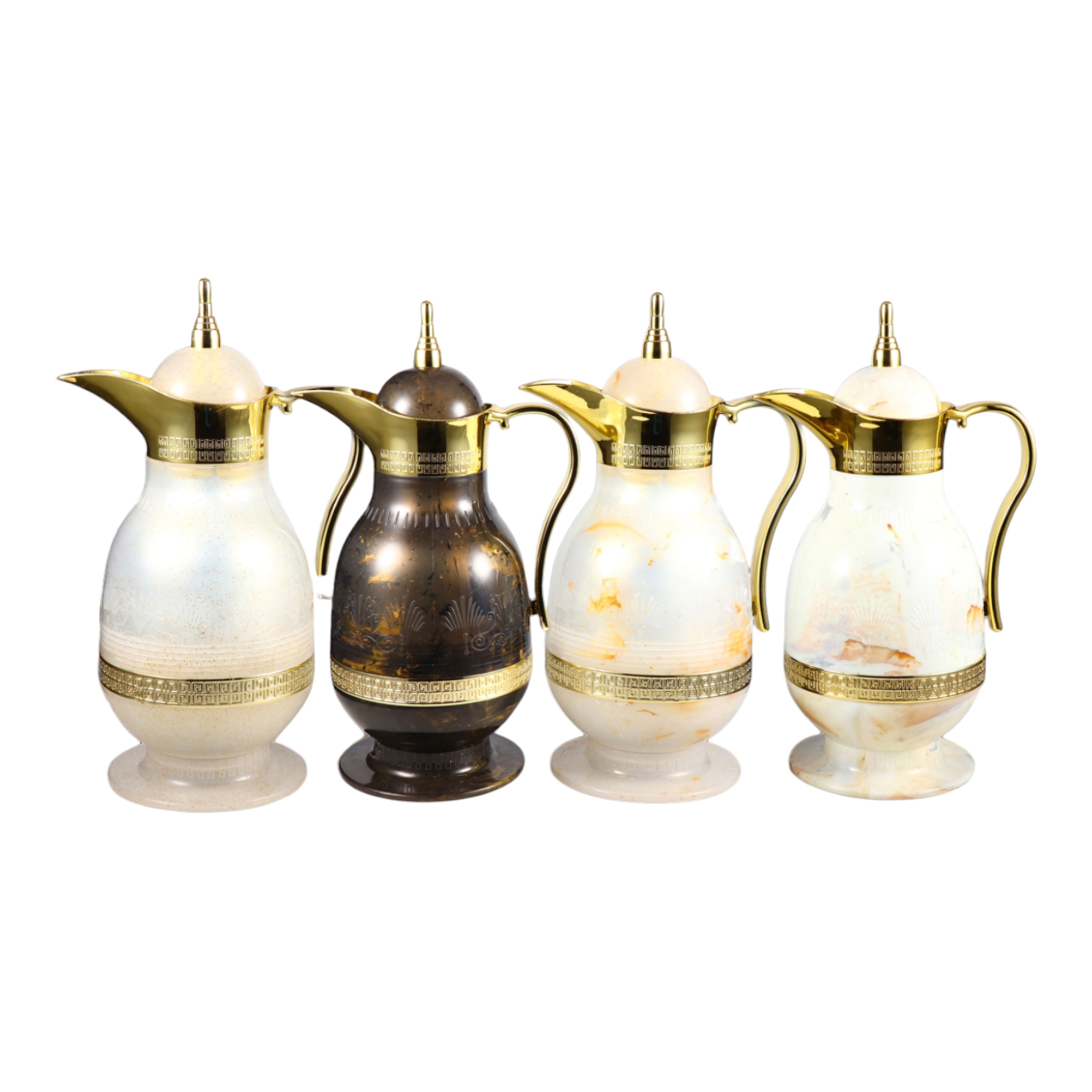 Classic Dallah‑Style Marble‑Effect