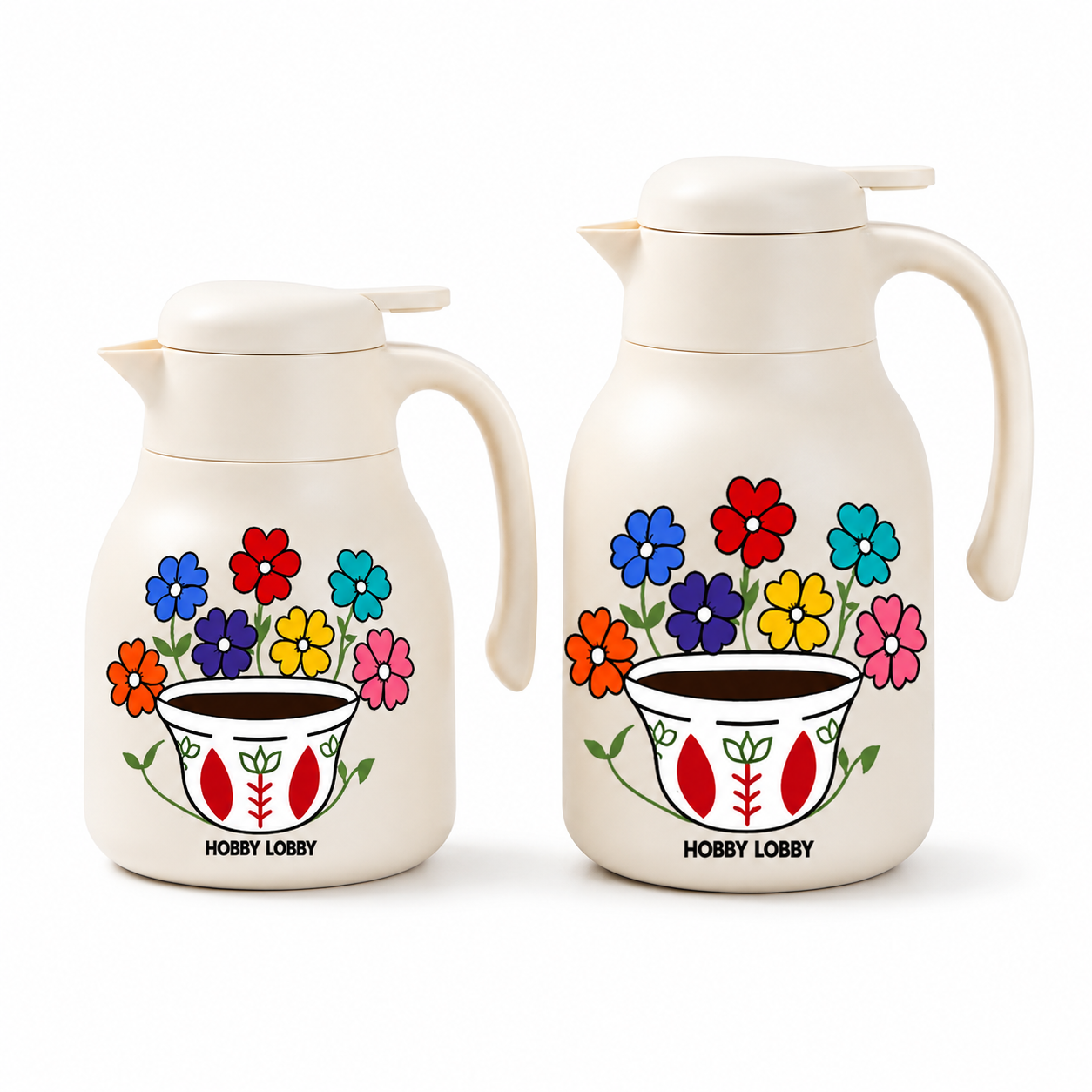 Colorful Mixed‑Bloom Flower Pot
