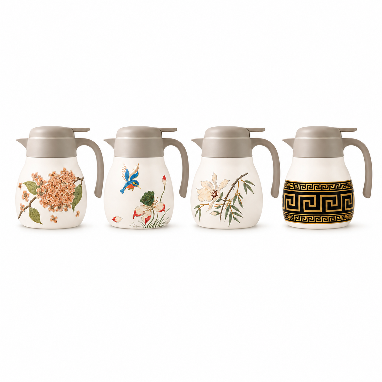 Oriental Osmanthus‑Lotus‑Bamboo‑Geometric