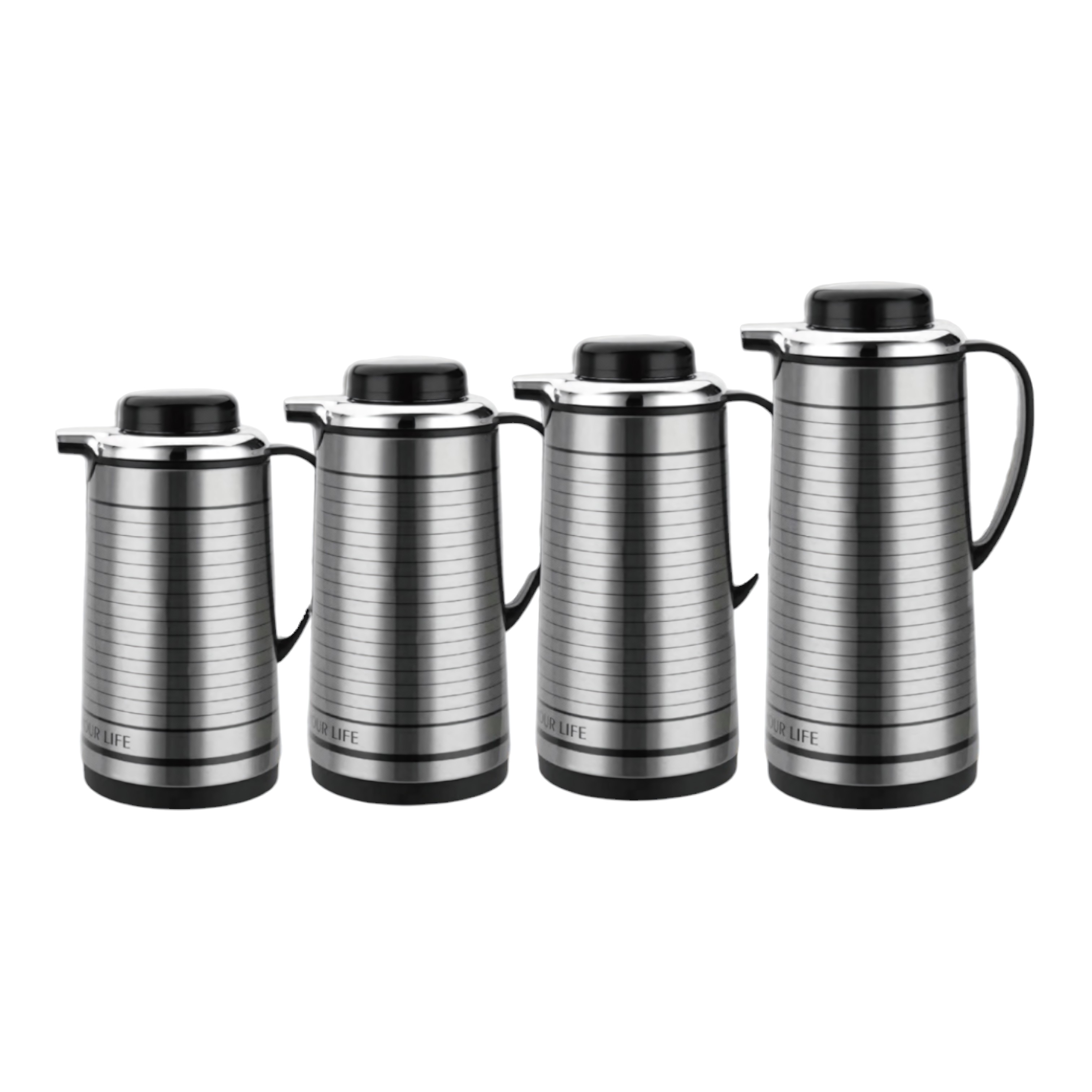Ribbed Stainless‑Steel