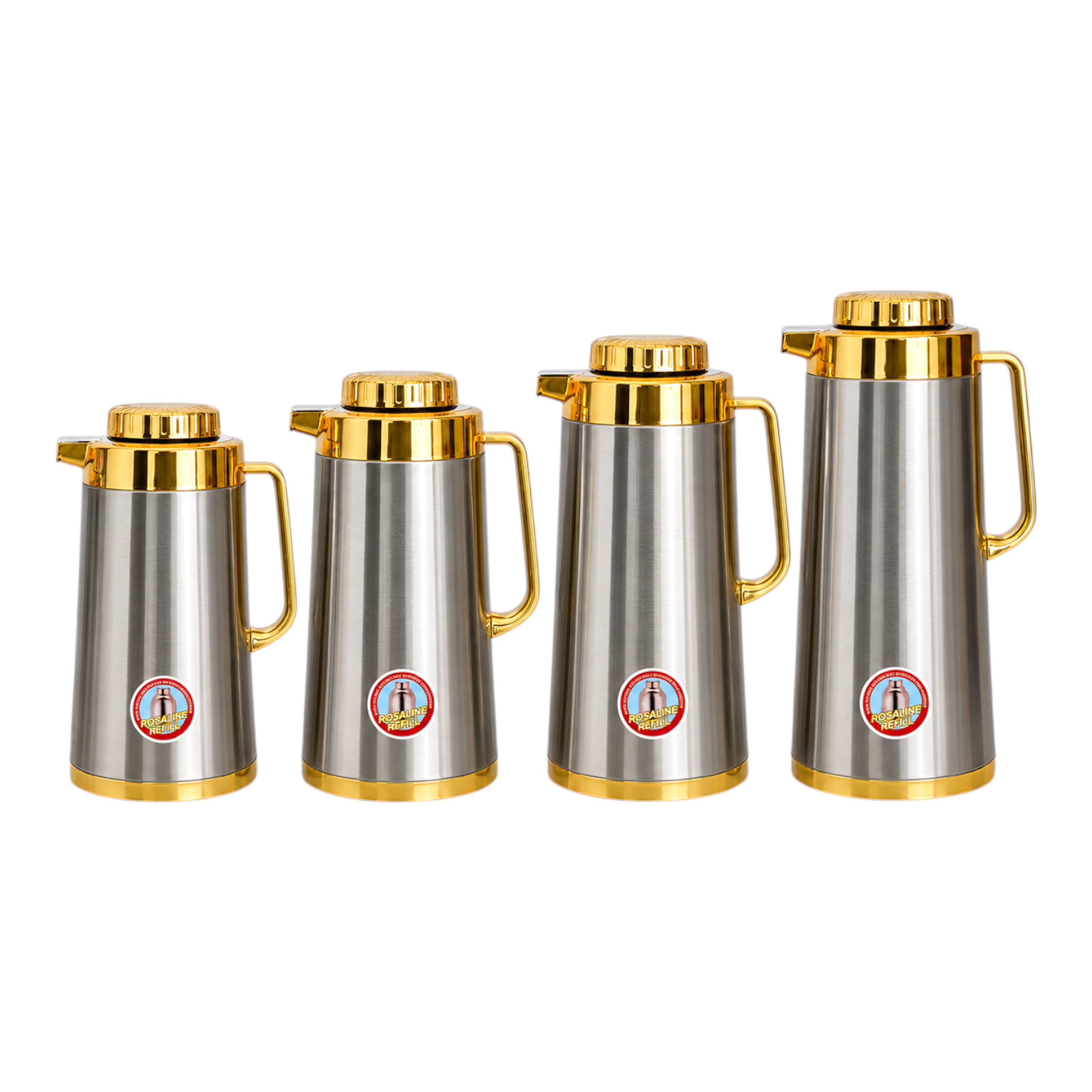 Stainless‑Steel Gold Accent