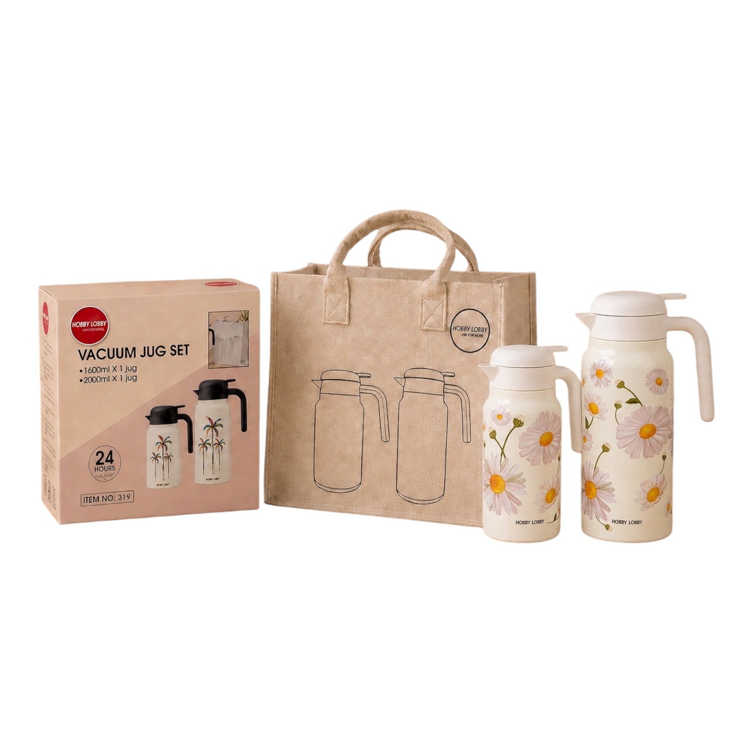 Vacuum Flask Set ( Stainless Steel)