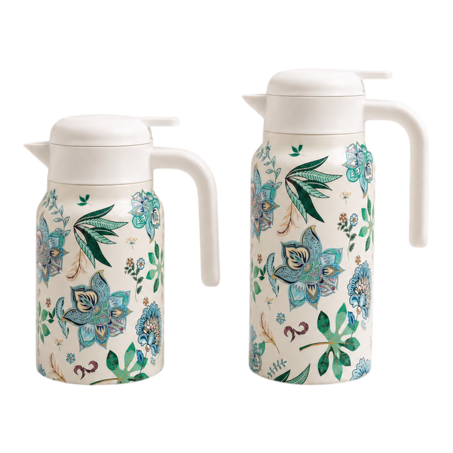 Bohemian Teal Botanical Floral